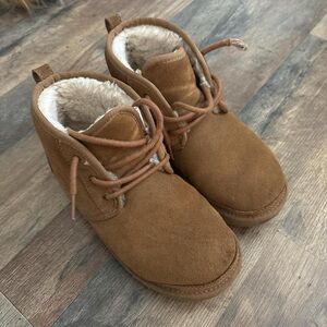 Cozy Brown Kids Boots
